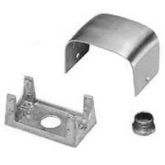 Hubbell SC3099A Above-Floor Single Service Metallic Pedestal LO-CON Fitting