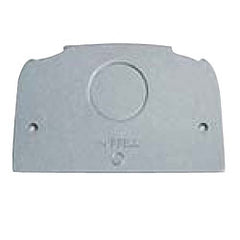 Hubbell SS309SF Fire-Rated Poke-Through and Above-Floor Service Fittings - Aluminum Face Plate with Knock Out (KO)