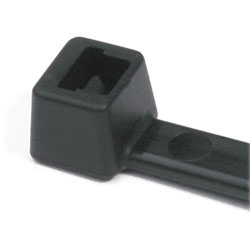 HellermannTyton T50L0C2 Black Cable Tie 15.35" Length (Pkg of 100)