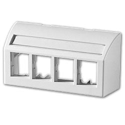 Legrand - Ortronics OR-40300633 TracJack™ Four-Port Furniture Plate