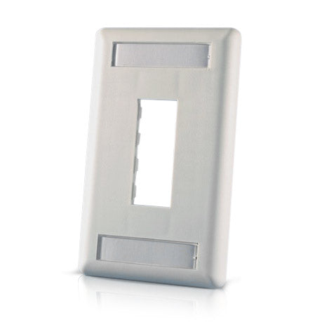 Legrand - Ortronics OR-40300548 TracJack™ 2-Port Single Gang Plastic Faceplate