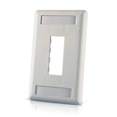 Legrand - Ortronics OR-40300548 TracJack™ 2-Port Single Gang Plastic Faceplate