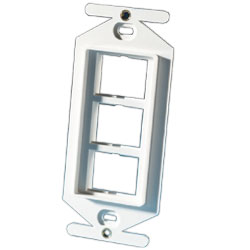 Legrand - Ortronics OR-41900017 TracJack™ 3-Port Single Gang Stylistics Frame