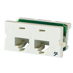 Legrand - Ortronics OR-S225E00 Two Port Series II Category 5e T568A/B 180° Module