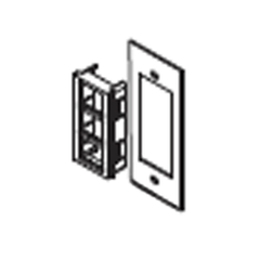 Legrand - Wiremold SGB-3TJ AF3 Lower (Bottom) Panel Single Gang Plate