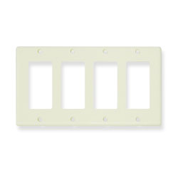 ICC IC107DFQ 4-Gang Decorex Faceplate