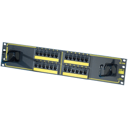 Legrand - Ortronics OR-838045498 10/100Base-T Fast Ethernet Patch Panel, 24 ports / 1,2,3,6