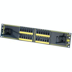 Legrand - Ortronics OR-838045498 10/100Base-T Fast Ethernet Patch Panel, 24 ports / 1,2,3,6
