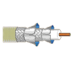 Belden 1153A 14 AWG Solid .064" Bare Copper-covered Steel