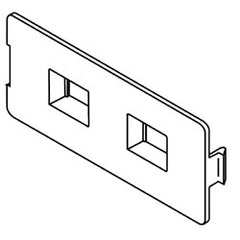 Legrand - Wiremold 5507FRJ 5507 Series™ Flush Dual RJ11 / RJ45 Faceplate