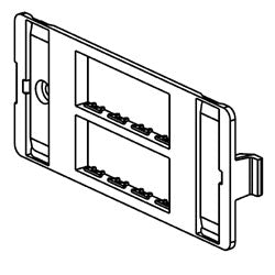 Legrand - Wiremold 5507-4TJ 5507 Series™ Ortronics Faceplate