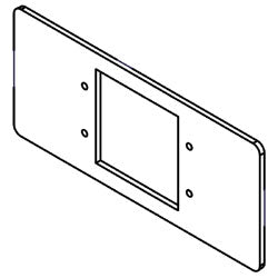 Legrand - Wiremold 5507MAAP 5507 Series™ Extron MAAP Faceplate