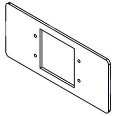 Legrand - Wiremold 5507MAAP 5507 Series™ Extron MAAP Faceplate