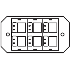 Legrand - Wiremold 8ACT6A Device Mounting Plate