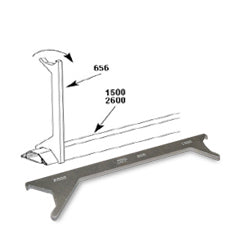 Legrand - Wiremold 656 1500 and 2600 Series™ Steel Pancake® Overfloor Raceway Cover Removal Tool
