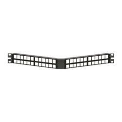 Leviton 49256-D48 48-Port QuickPort Angled Patch Panel