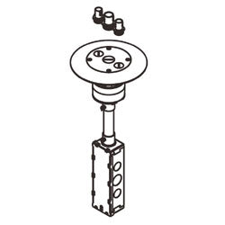 Legrand - Wiremold RC7AFFTC Series Flush Furniture Feed Poke-Thru Assembly