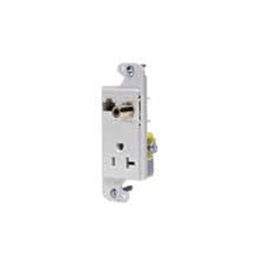 Hubbell RJ620 JLOAD Multimedia Cat 5E and Coaxial 20 Amp Outlet