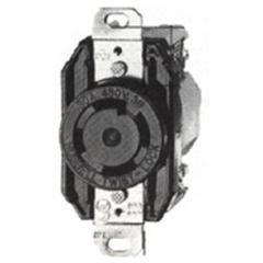 Hubbell HBL2730 Insulgrip® Twist-Lock® 3-Pole 4-Wire Receptacle