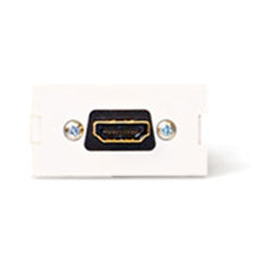 Leviton 41290-HDW Multimedia Outlet System HDMI Insert Adapter