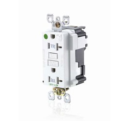 Leviton MT789-HGT Lev-Lok Modular SmartLockPro 20 Amp Hospital Grade GFCI Receptacle