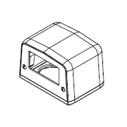 Legrand - Wiremold 525J Service Fitting Decora or GFI Receptacle Opening