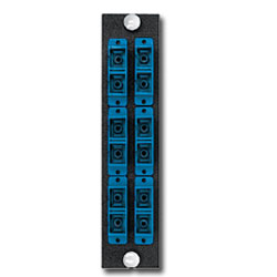 Leviton APLB6-SDS LightSpace 6-Pack SC Duplex 12 Fiber Plate