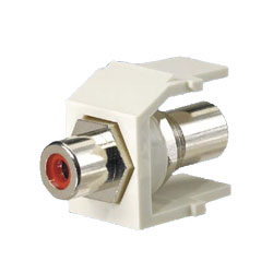 Panduit® NKRTM NetKey Keystone Module with RCA Pass-Through Connector