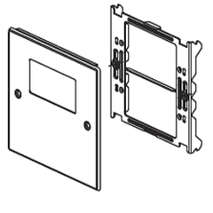 Legrand - Wiremold 4000® Series Two-Gang Overlapping Cover Rectangle Opening