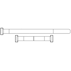 Legrand - Ortronics OR-70700126 Monitor Strap Kit