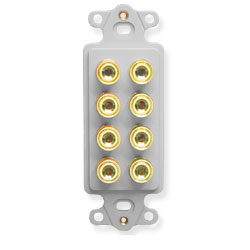 ICC ICRDSQBP-AL 8 Binding Post Decorex Insert