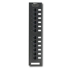 Panduit® NK5EPPG12WY NetKey Category 5e Wall Mounted 12-Port Punchdown Patch Panel