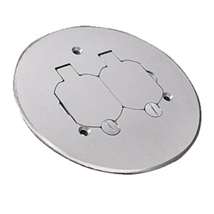 Legrand - Wiremold 895 Brass or Brushed Aluminum Duplex Cover Plate