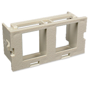 Legrand - Wiremold CM2-U2KEYA CM Series™ 2A Dual Flushmount Unloaded Keystone Module