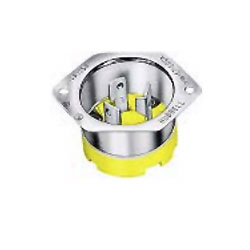 Hubbell HBL47CM16 Twist-Lock Chem-Marine Flanged Inlet