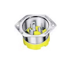 Hubbell HBL47CM16 Twist-Lock Chem-Marine Flanged Inlet