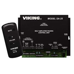 Viking SA-25 SA-Series Self-Amplified Paging Control Unit with Infrared Remote
