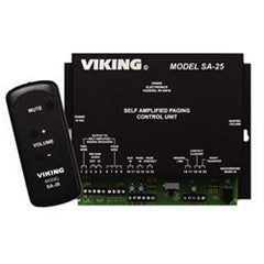 Viking SA-25 SA-Series Self-Amplified Paging Control Unit with Infrared Remote