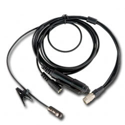 Impact Radio Accessories P3W-3-5 Platinum Series GHOST 3-Wire Surveillance Kit with Barrel PTT and 3.5mm Jack