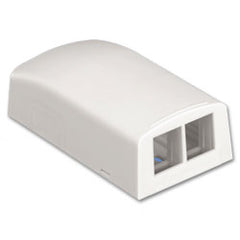 Panduit® NK2BXWH-A NetKey 2-Port Surface Mount Box