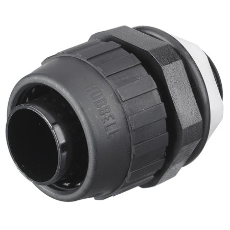 Hubbell P050NBKA POLYTUFF Straight Nonmetallic Liquidtight Male Conduit Fitting