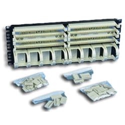Panduit® P110B1005R4WJY Pan-Punch Category 5e 19in. Rack Mount Panel Kit