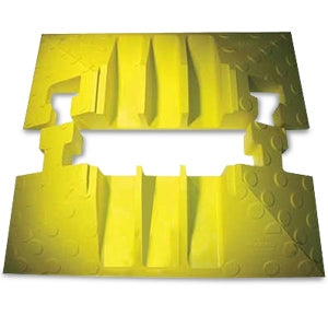 Hubbell HBLTT3ECB Hi-Impact 3 Channel TrukTrak End Caps