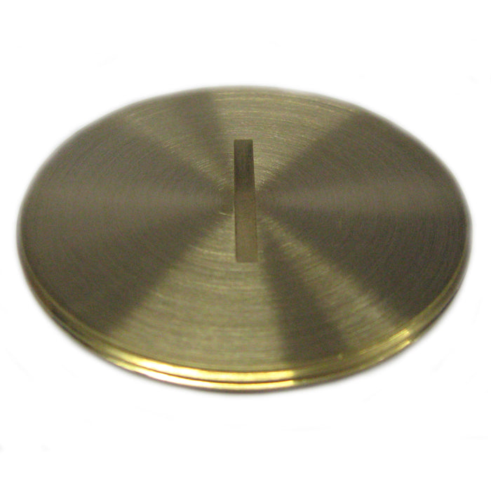 Legrand - Wiremold 825A 800 Series 2-1/4" Diameter Brass Abandon Plug
