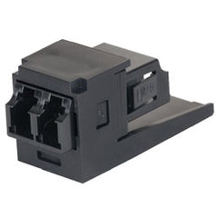 Panduit® CMDSBLLCEI Mini-Com LC Duplex Fiber Optic Adapter with Module