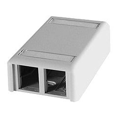 Legrand - Ortronics OR-404TJ2X2 TracJack Plastic Surface Mount Box for Four Modules