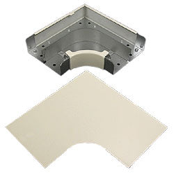 Legrand - Wiremold V4011FO 4000 Series Radius Full Capacity Flat Elbow Fitting