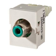 Legrand - Ortronics OR-63700083 TracJack Module Green Phono/RCA to 110