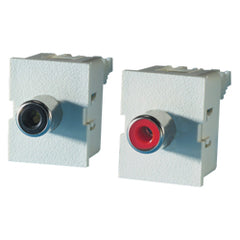 Legrand - Ortronics OR-63700046 Two TracJack Modules Phono/RCA to 110 (Pkg of 20)