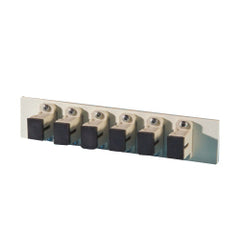 Legrand - Ortronics OR-62100046 Bottom Adapter Plate, 6-SC Simplex (6 Fibers) Multimode, Beige Adapters, Phosphor-Bronze Alignment Sleeves